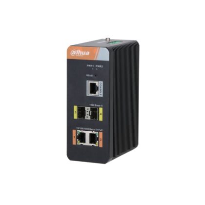 Switch PoE Gigabit Industrial 4 Puertos DAHUA DH-PFS4204-2GT-DP