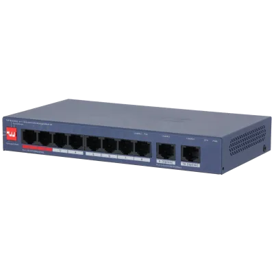 Switch PoE Administrado por Nube 8 Puertos Fast Ethernet + 2 Gigabit 1