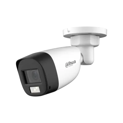 Cámara Dahua HDCVI 2MP Smart Dual Light Bullet 1080P con Micrófono IP6