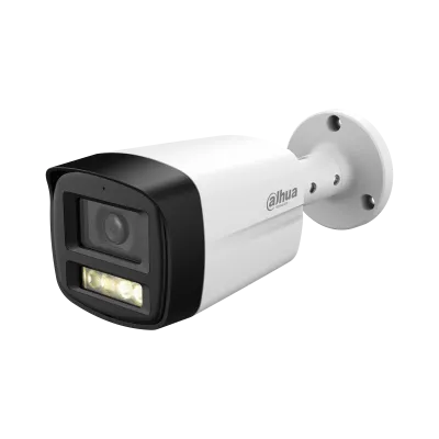 Cámara HDCVI Bullet Dahua 5MP Smart Dual Light con Audio, IP67