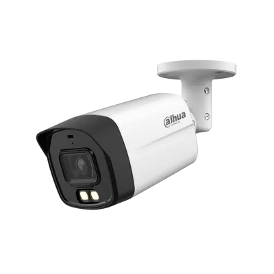 Cámara Dahua HDCVI 4K 8MP Smart Dual Light Bullet 40m IR Micrófono IP6