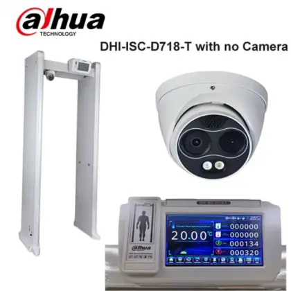 Detector con Cámara y Medición de Temperatura DAHUA ISC-D718-T - 7" Mo