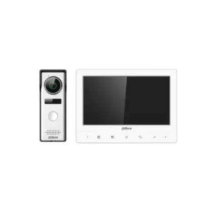 Kit Videoportero Análogo Dahua 7" + Frente 1.3MP DWDR IP66