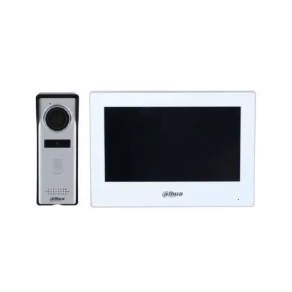 Kit Videoportero Híbrido 4 Hilos Dahua - Monitor WiFi 7" Táctil POE