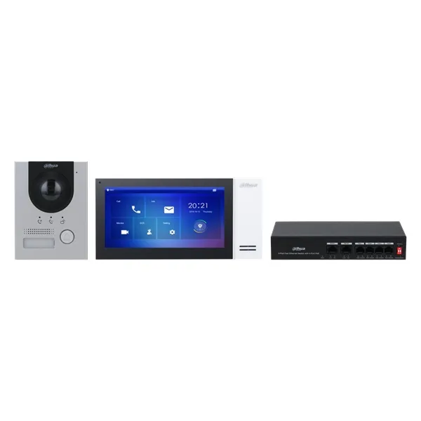 Kit Videoportero IP 2MP Dahua con Monitor 7" Táctil PoE IP65 IK07 WDR