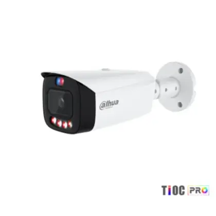 Cámara IP Bullet 4MP Dahua TIOC Pro WizColor IR 50m + Luz Cálida 50m