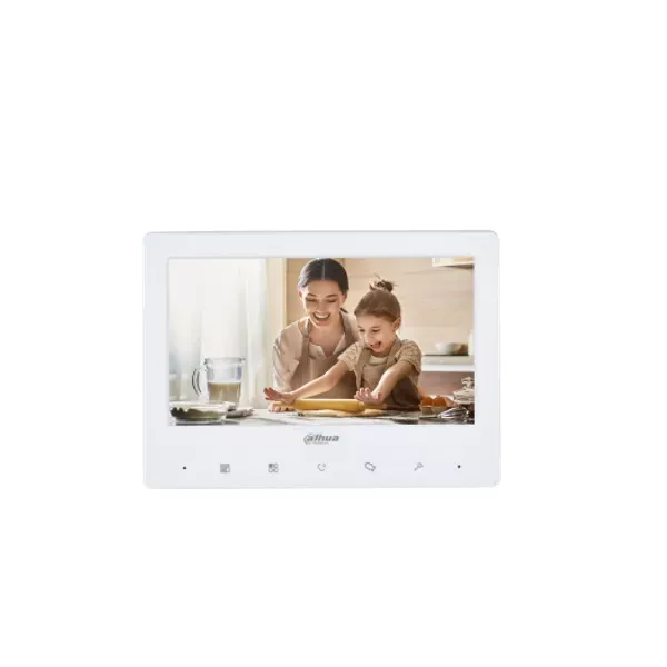 Monitor Interior 7" Blanco DAHUA DHI-VTH1020J - Videoportero Analógico