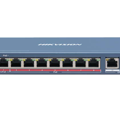 Switch 8 Puertos Fast Ethernet PoE Hikvision
