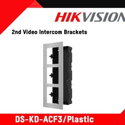Caja de montaje Hikvision 3 módulos