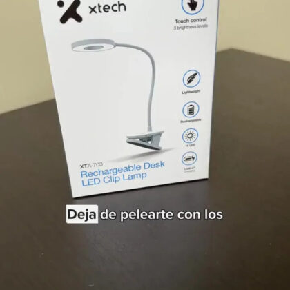 Xtech Lámpara LED Recargable de Escritorio
