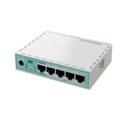 MikroTik hEX E50UG Router 5 Puertos Gigabit 512MB RAM
