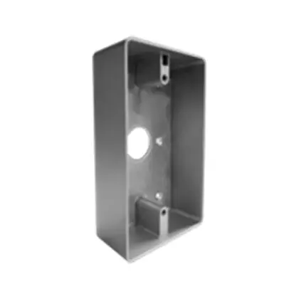 Caja Metálica Rectangular ZKTeco para Botón EB y TLEB - ED102