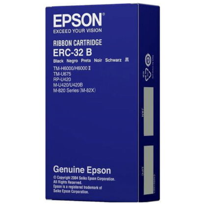 Cinta EPSON ERC-32B Negra Original para Impresoras Térmicas