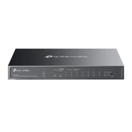 Switch TP-Link Omada ES210GMP L2+ 8 Puertos Gigabit PoE+ 123W 1 SFP