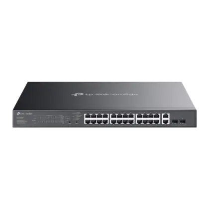 Switch Omada L2+ 24 Puertos PoE+ 384W, 2 SFP, TP-Link ES228GMP
