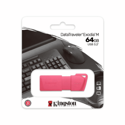 Kingston USB 3.2 64GB - Rosa Neón