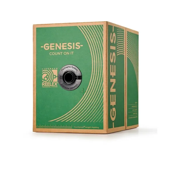 Cable de Incendios FPLR Sólido 2x18 AWG Rojo 1000 pies - GENESIS