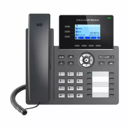 Teléfono IP GRANDSTREAM GRP2604P - 6 Cuentas SIP, 10 Teclas BLF, Gigab