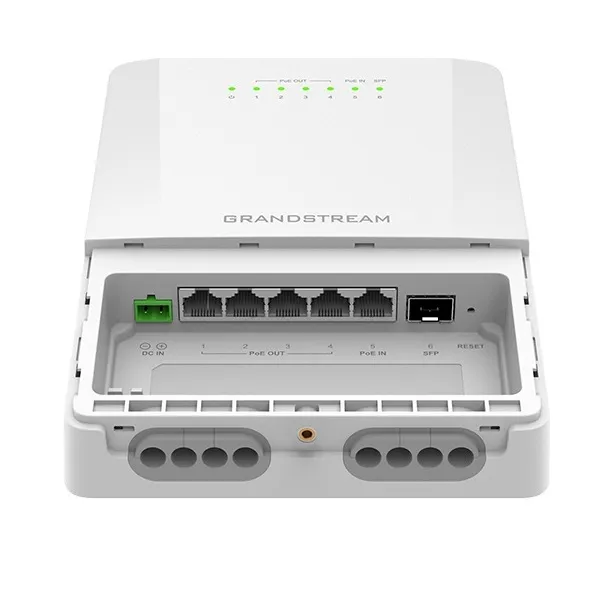 Switch PoE Lite GWN7710R 6 Puertos Exterior IP66 25G SFP