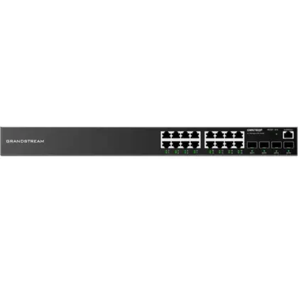 Switch PoE+ Administrable Grandstream GWN7802P 16 Puertos Gigabit 270W