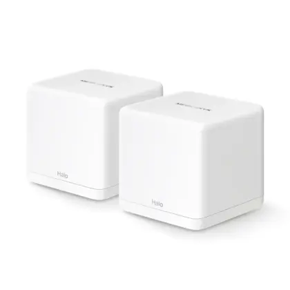 MERCUSYS HALO H60X (2-PACK) Mesh WiFi 6 AX1500, Cobertura 350m²