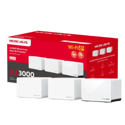 MERCUSYS HALO H85X (3-PACK) Mesh WiFi 6 AX3000, Cobertura 650m²