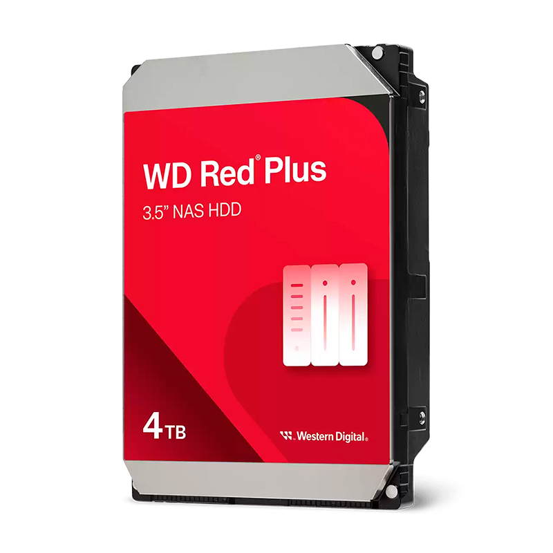 Disco Duro Western Digital Red Plus 4TB 5400rpm 3.5" SATA NAS