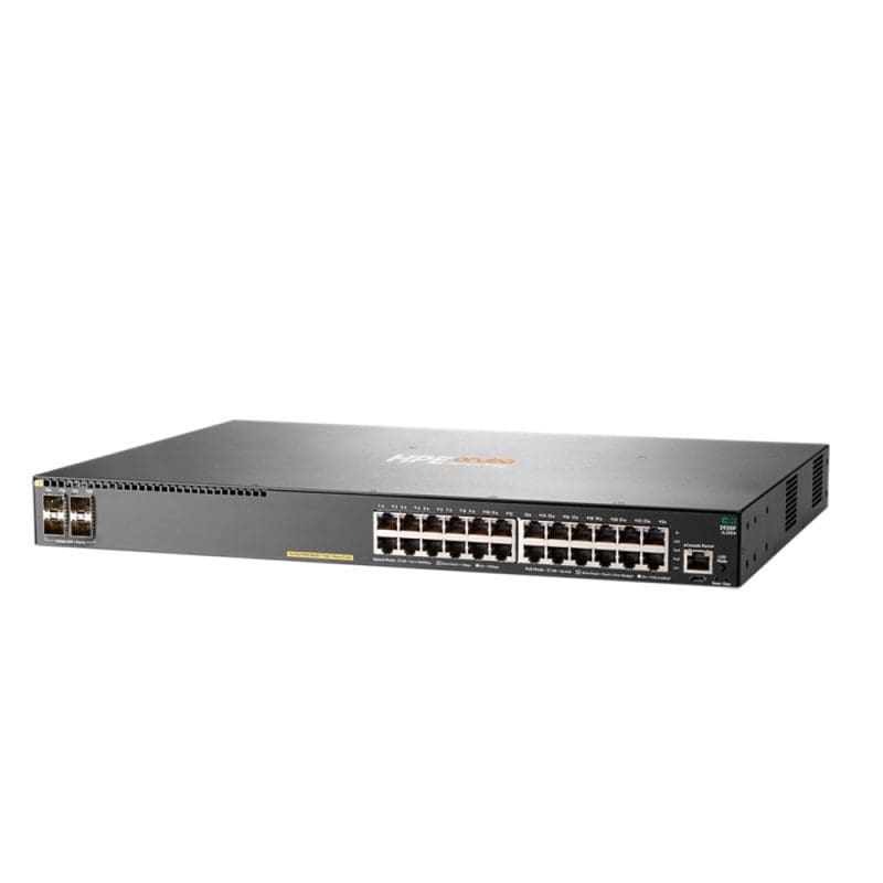 HPE Aruba 2930F 24G PoE+ 4SFP Switch L3 - Imagen 2