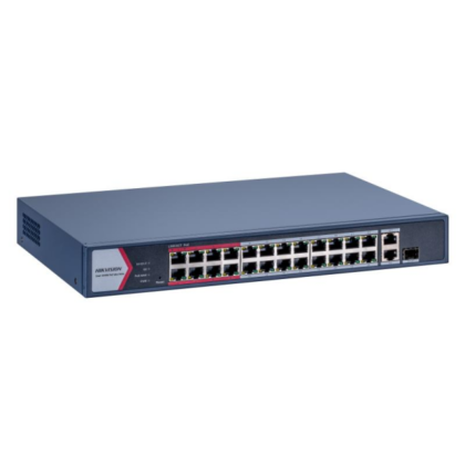 Switch Gigabit PoE Hikvision 24 Puertos