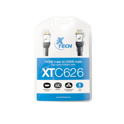 Xtech Cable HDMI con Ethernet 1.83m 4K