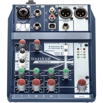 Soundcraft Analog Mixer 5085980US