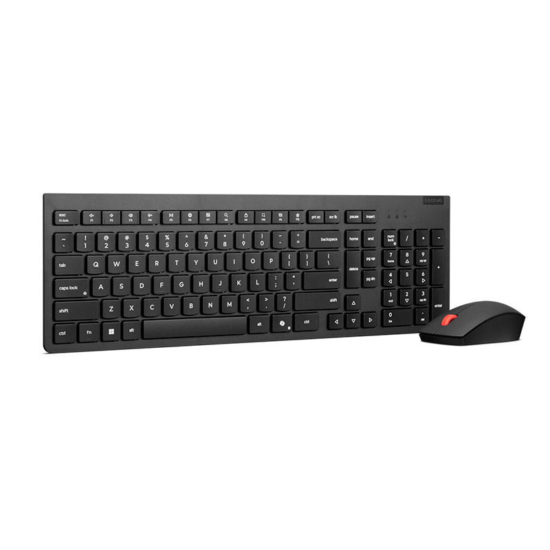 Combo Teclado y Mouse Inalámbrico Lenovo Essential Gen2 Negro Español - Imagen 2