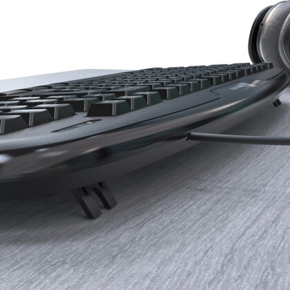 Teclado USB Klip Xtreme Negro Azabache