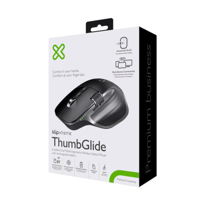 Klip Xtreme Mouse Inalámbrico 2.4 GHz/Bluetooth 5.0