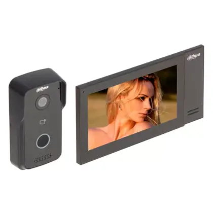 Kit Videoportero IP POE Dahua KTP02 Monitor 7" Táctil + Switch POE IP6