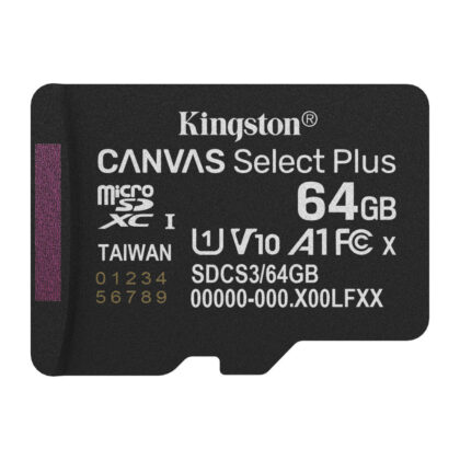 Kingston microSDHC 64GB Canvas Select Plus