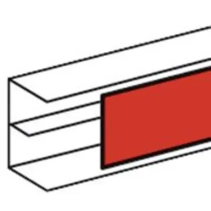 LEGRAND Tapa Flexible Dentada 65mm x 2m - Canalización Eléctrica