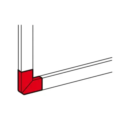 Legrand Ángulo Plano 90° 80x35 80x50 - Conexión Eléctrica