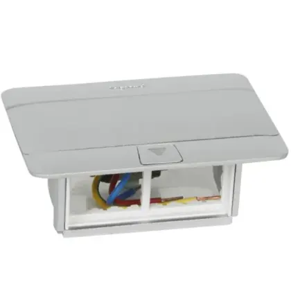 Caja Pop-Up LEGRAND 4 Módulos Mosaic Aluminio Mate
