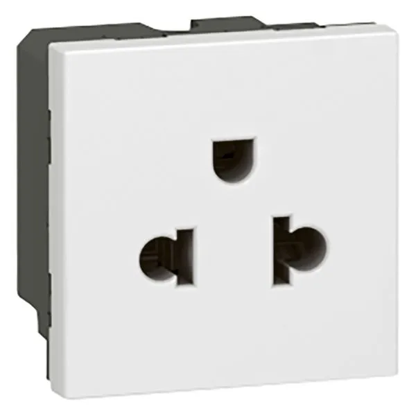 Legrand Toma Universal 2P+T Mosaic Blanco 2 Módulos - LE-077502