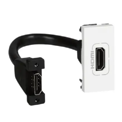 Legrand Mosaic Toma HDMI Preconectorizada 1 Metro Blanco