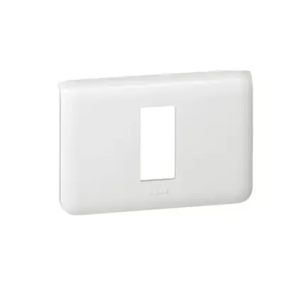 Placa Mosaic 1 Módulo Blanco Legrand - Requiere Soporte LE-080293