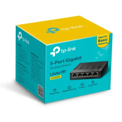Switch TP-Link LiteWave 5 Puertos Gigabit No Administrable LS1005G
