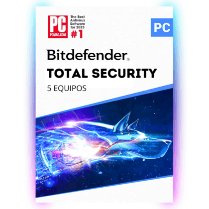 Bitdefender Total Security 5 Dispositivos 12 Meses