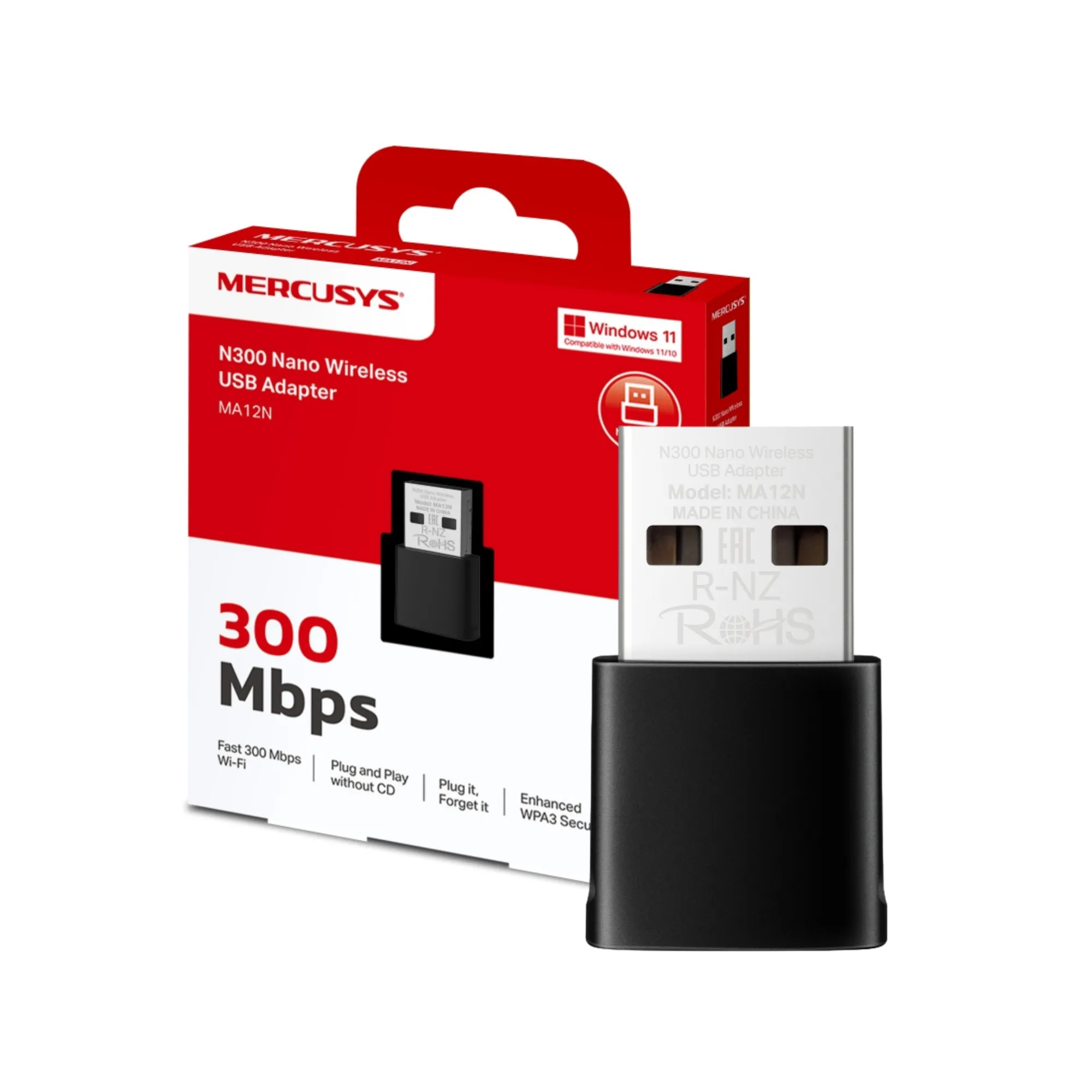 MERCUSYS MA12N Adaptador de Red Powerline 1200 Mbps