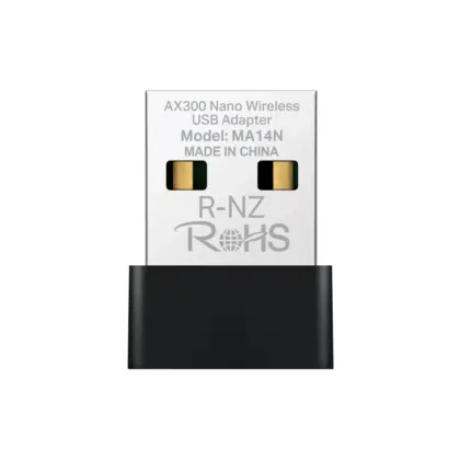 MERCUSYS MA14N Adaptador USB WiFi 6 AX300, 300Mbps, Nano, Plug & Play