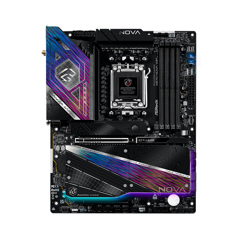 ASRock X870 Nova WiFi Socket AM5 DDR5 Placa Base Gaming - Imagen 3