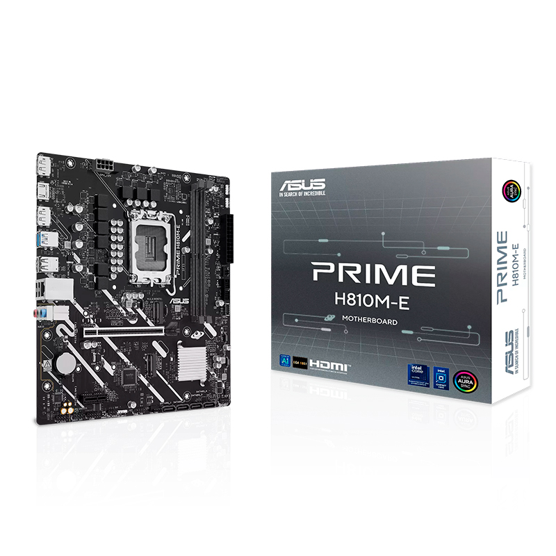 ASUS PRIME H810M-E LGA 1851 mATX DDR5 Motherboard - Imagen 2