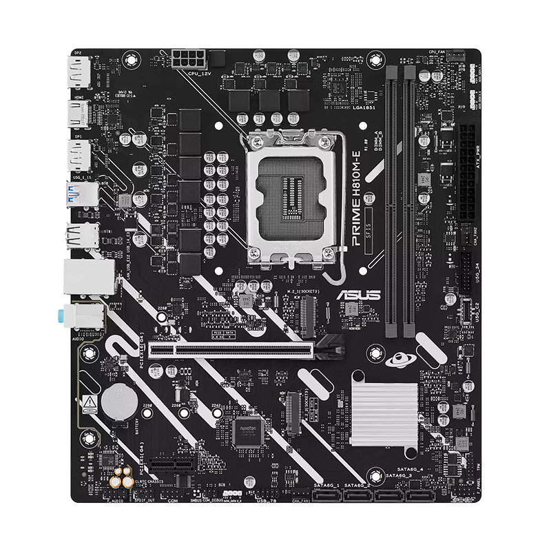 ASUS PRIME H810M-E LGA 1851 mATX DDR5 Motherboard - Imagen 3