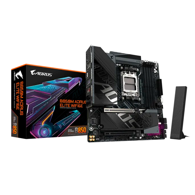 GIGABYTE B850M AORUS ELITE WF6E Placa Madre Socket AM5 - Imagen 2